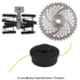 Greenleaf 1.95HP 52CC 2 Stroke Wheel Brush Cutter with Tiller Attachment, WBC-44T