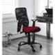 Modern India Leatherette Black & Maroon High Back Mesh Office Chair, MI202 (Pack of 2)