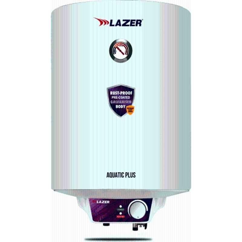 Lazer Aquatic Plus 2000W 5 Star White Vertical Storage Water Heater, Tank Capacity: 15 Litre