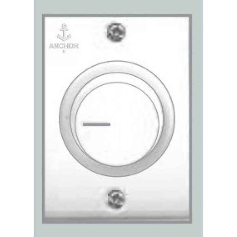 Anchor Penta Deluxe 450W White Socket Type Dimmer Controller, 38659, (Pack of 10)