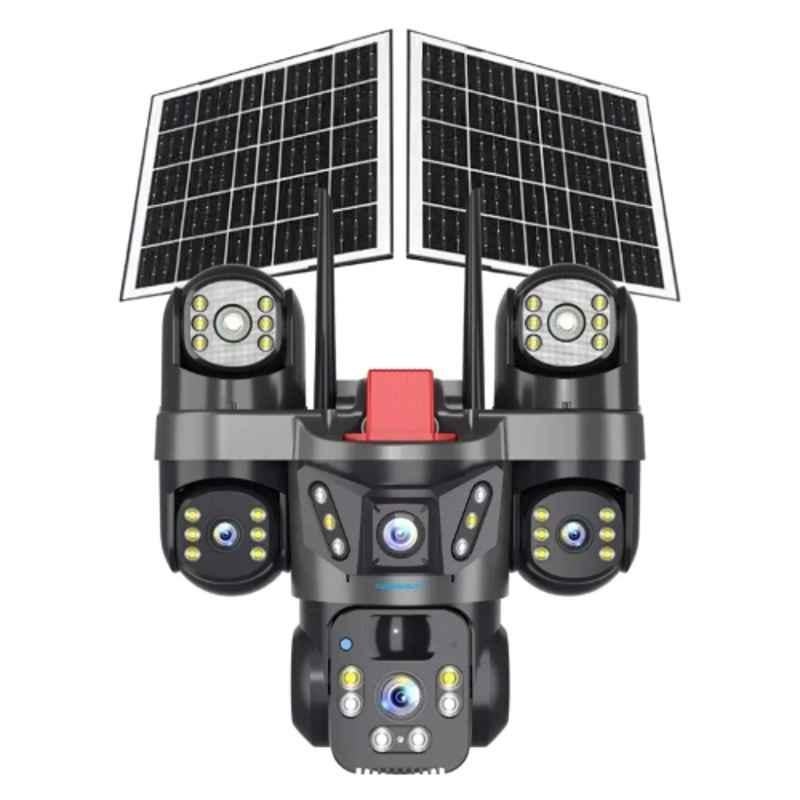 Cybernautt X10G 4MP+4MP+4MP 4G LTE Solar Security Camera with Night Vision & Two-Way Audio