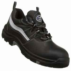 Allen Cooper AC-1425 Heat  Resistant Black Work Safety Shoes, Size: 8