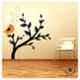 Kayra Decor 72x86 inch PVC Dreaming Bird Wall Design Stencil, KHSNT447