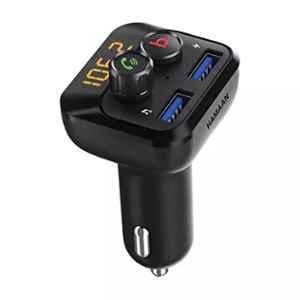 HAMAAN 5V3.1 A Dual USB Ports Car Charger with Support Micro SD Card Handfree