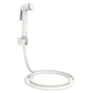 RN White.1 Health Faucet Set with Hose Pipe & Wall Holder for Toilet Cleaning