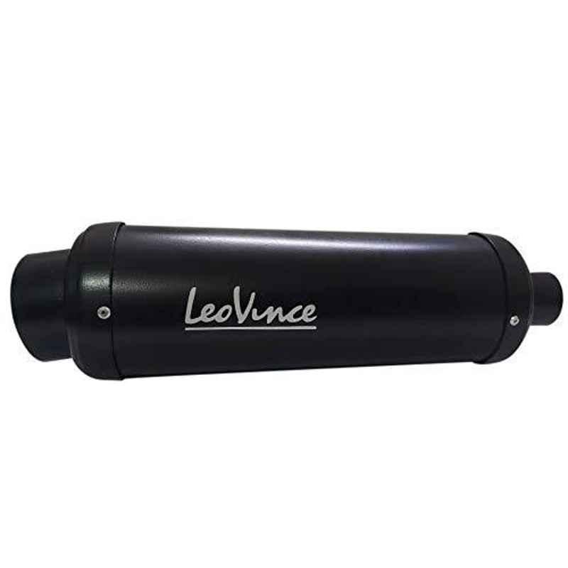 RA Accessories Black LioVince Silencer Exhaust for TVS Victor GLX