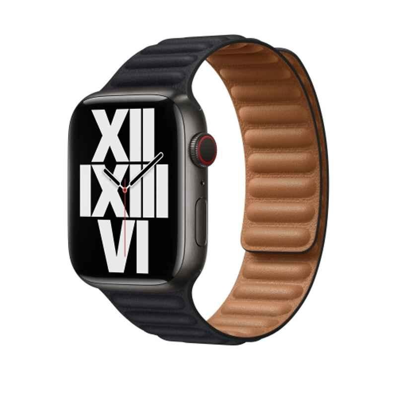 Apple ML813ZE/A 45mm Midnight Leather Link-S/M Band
