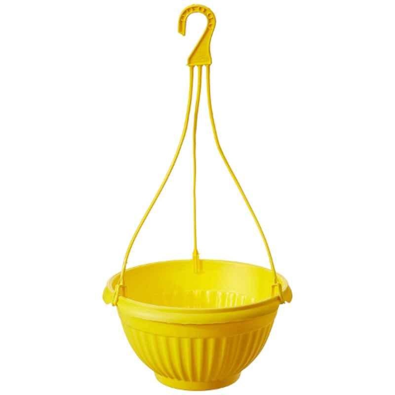Gardens Need 4 Pcs 22x22x24cm 100% Virgin Plastic Daizy Yellow Hanging Planter