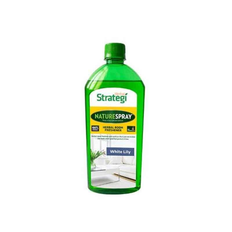 Herbal Strategi Nature Spray 500ml White Lily Herbal Room Disinfectant & Freshener Refill
