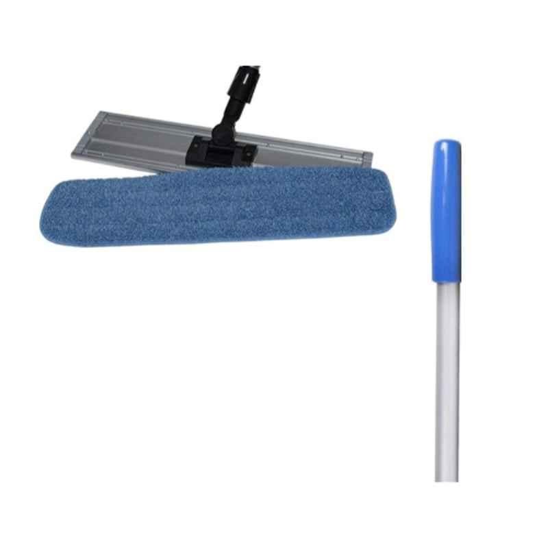 60cm Blue Microfiber Wet Mop with Frame & Aluminium Handle