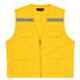 Superb Uniforms Cotton Yellow Industrial Safety Reflective Jacket, SUWHVV/Y/002, Size: 2XL