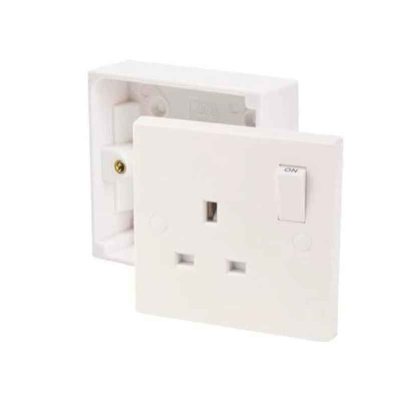 Reliable Electrical 13A Double Switch Socket with PVC Box