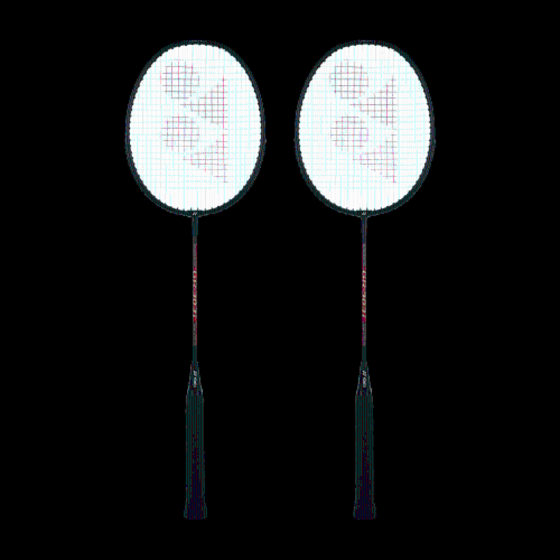 Yonex GR 303i 83g Black & Red Strung Badminton Racquet (Pack of 2)