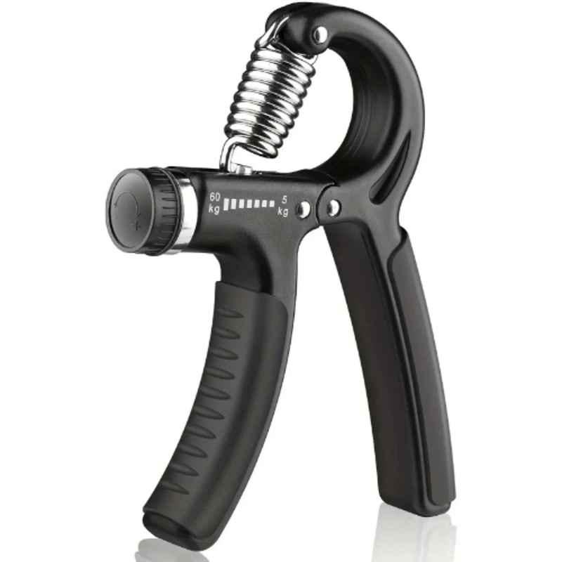 Shopeleven 5-60kg Black Adjustable Hand Grip Strengthener for Men