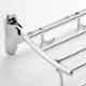 Ruhe 304 Stainless Steel Bright Silver Round Foldable Towel Rack for Bathroom & Kitchen, 12-1301-02