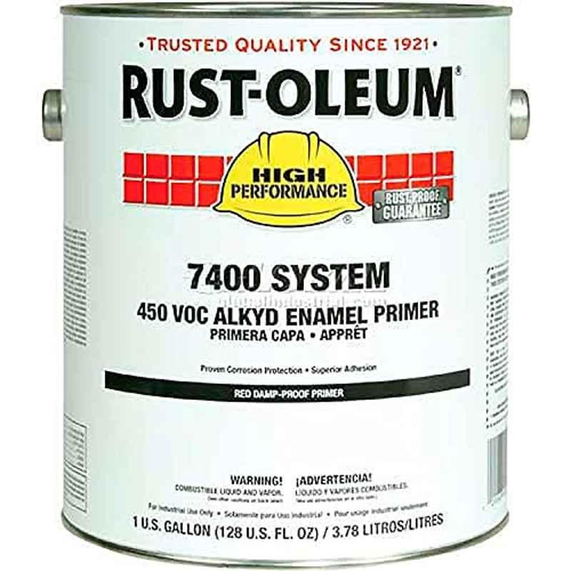 Rust-Oleum High Performance 7400 3.78L Red 769402 System Red Damp Proof Primer