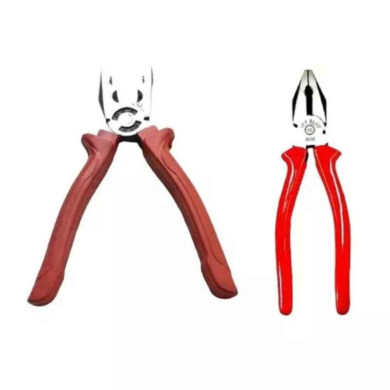 Sky Blue 2 Pcs 7.8 inch Lineman Plier Combo, SBE_PLIER_COMBO_MOD_01119