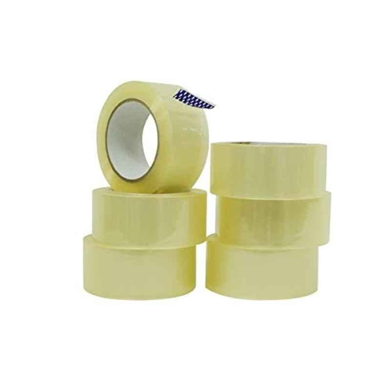 2 inch 55 Yards Clear Packing Tape Roll (Pack of 6)