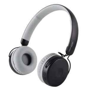 Portronics Muffs M Grey Bluetooth Headphone with Mic & Aux Port, POR 1073