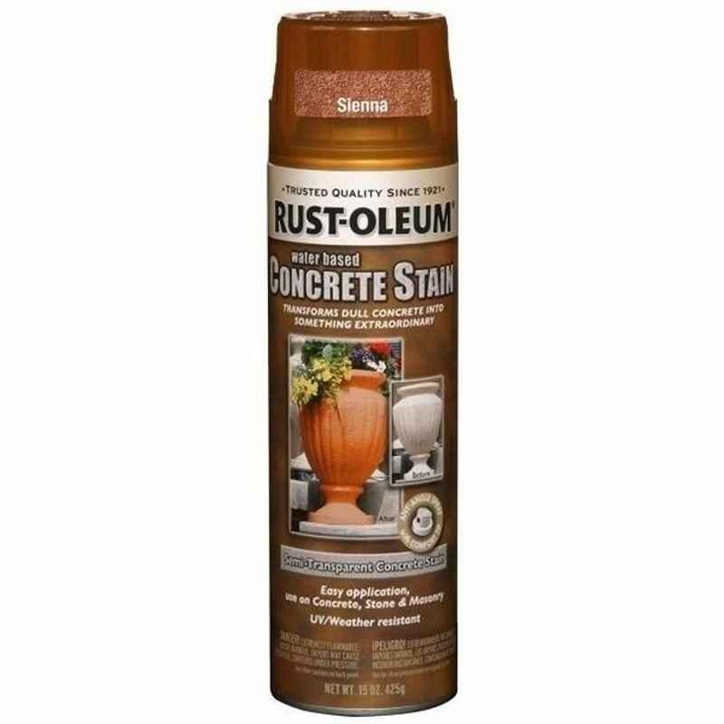 Rust-Oleum Concrete Stain Spray, 247161, 425G, Sienna