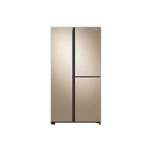 Samsung 689L Gentle Gold Side by Side Refrigerator with Spacemax Technology, RS73R5561F8