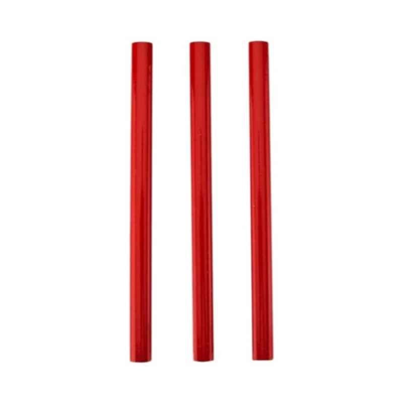 Suki 180cm Red Carpenters Pencil, 930372 (Pack of 3)