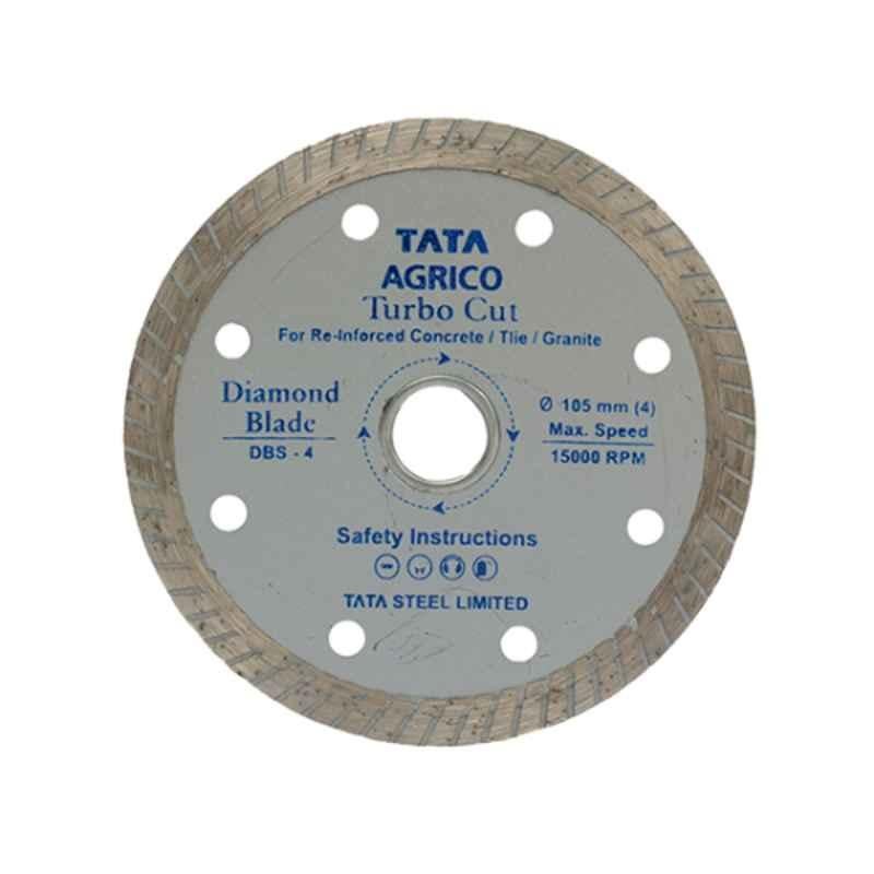 Tata Agrico DTN400 105x1.8x20.16x7mm Diamond Blade Turbo Cut, REN