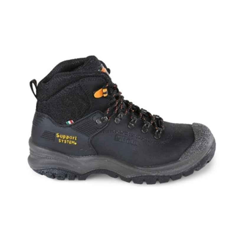 Beta 7294HN Nubuck Leather Heavy Duty Steel Toe Black Safety Shoes, 072940843, Size: 9