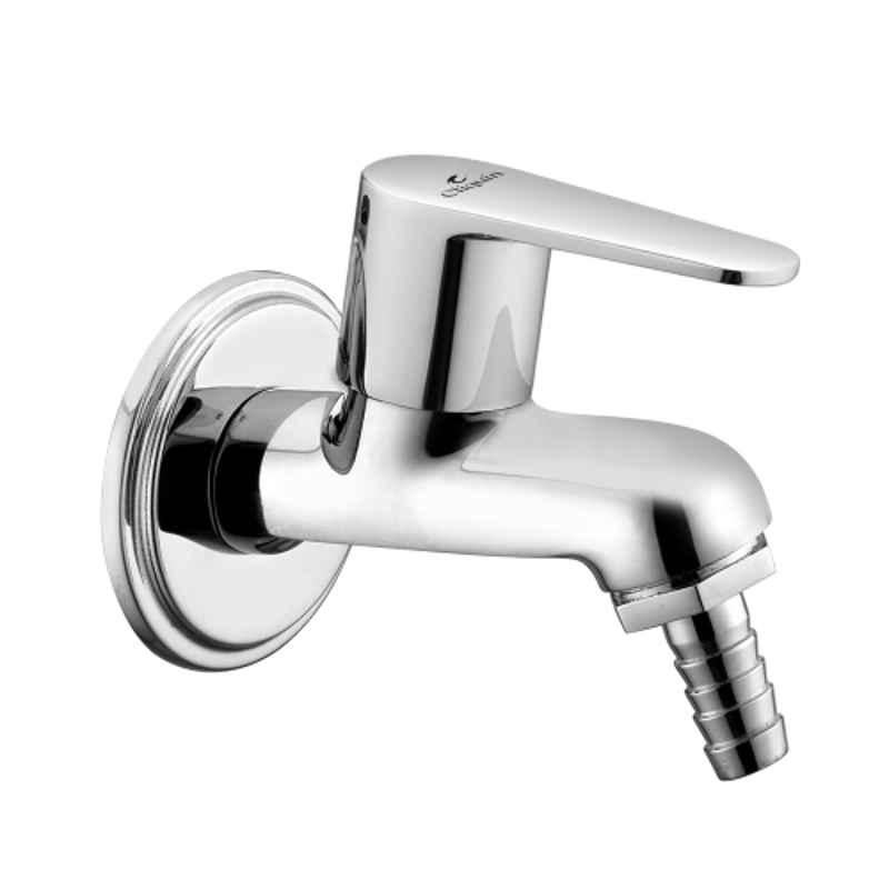 Cliquin Cora Brass Silver Chrome Finish Nozzle Tab for Washing Machine, Garden & Outdoor Use
