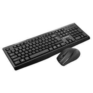 Lapcare 104 Key Black Wireless Keyboard & 1200DPI Mouse Combo, LKKBWC6269