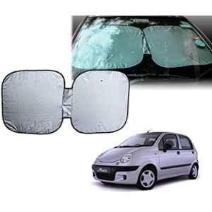 Auto Pearl Polyester Silver Front Window Sunshade Car Curtain for Daewoo Matiz