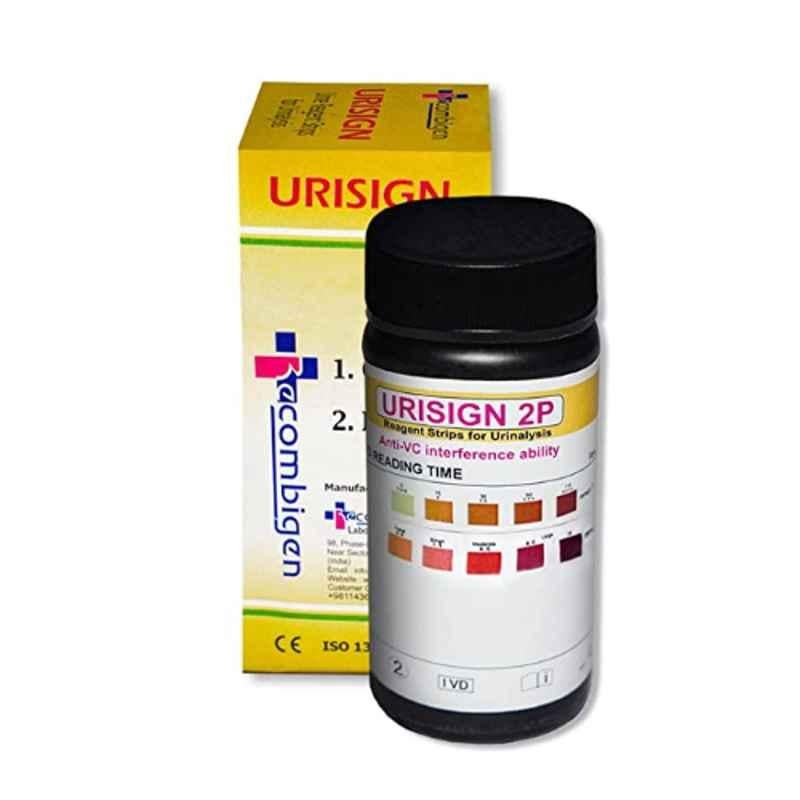 Urisign 50 Pcs 2 Parameter Urine Test Strip Box for Glucose & Ketone