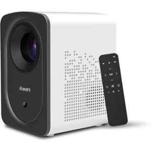 Foxin Vision 510 150 inch 5000lm White LED Smart Projector with Wi-Fi & Bluetooth Connectivity, Native 720P & 4K Support