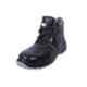 Coffer Safety CS-1013 Leather Steel Toe Black Work Safety Boots, Size: 7