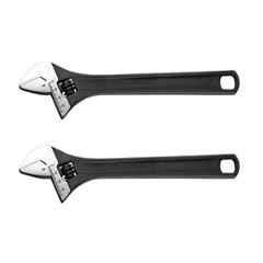 Kendo 200mm Chrome Vanadium Steel Black Phospated Adjustable Wrench, EBR6000030
