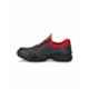 Eego Italy Leather Steel Toe Black Work Safety Shoes, Size: 8, WW-82