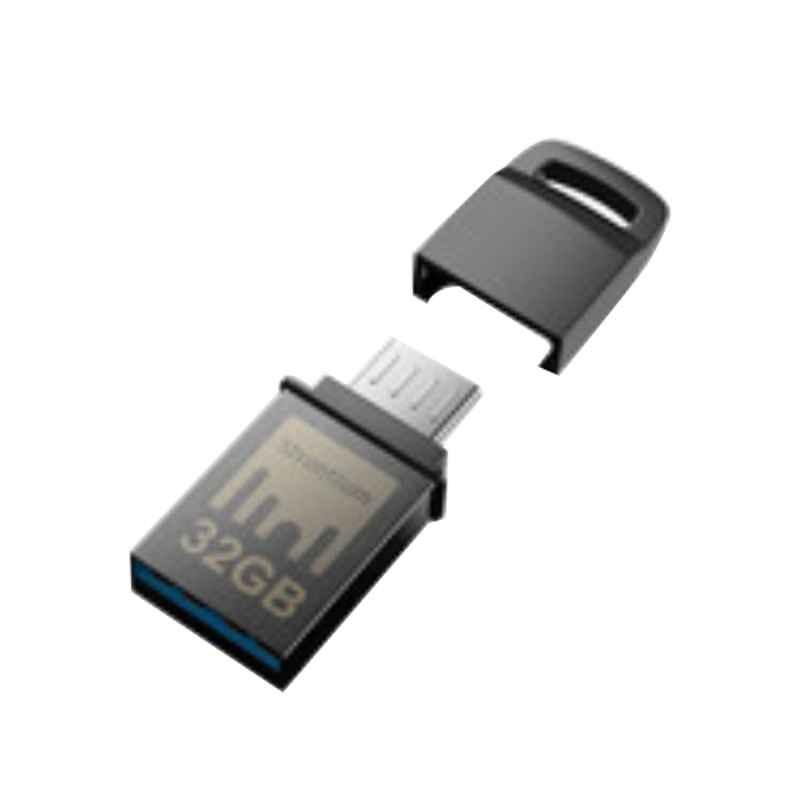 Strontium Nitro 32GB USB 3.1 Grey OTG Pen Drive, SR32GBBOTG2Y