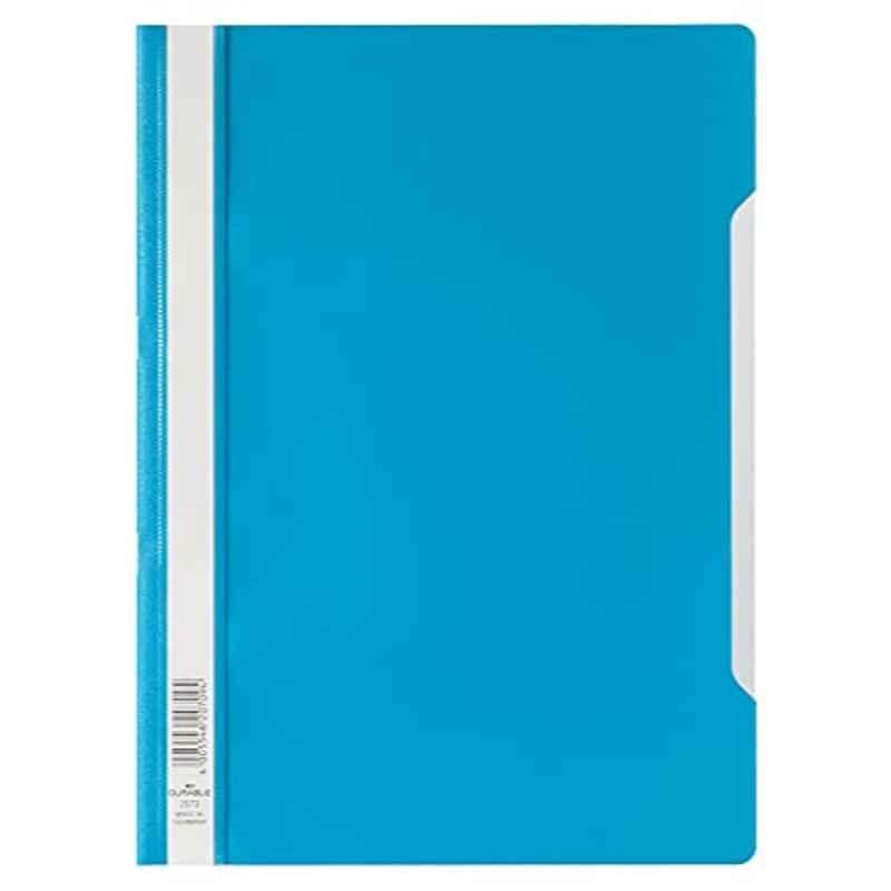 Durable A4 Polypropylene Light Blue File Folder