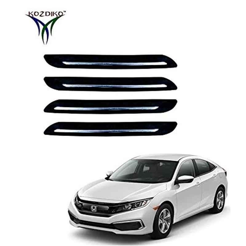 Kozdiko 4 Pcs Single Chrome Bumper Protector for Chevrolet Optra