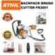 Stihl FR 3001 1.1HP 30.5CC Backpack Brush Cutter with Autocut & 2T Grass Cutting Blade, 41450113301