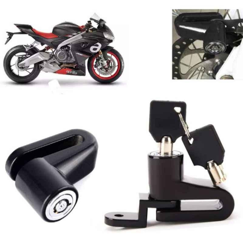 Auto Pearl Steel Black Heavy Duty Anti-Theft Disc Brake Lock for RS 660 BS6, Lock_006