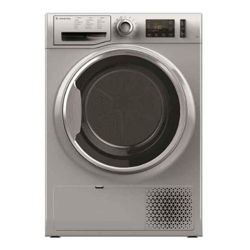 Ariston 9kg Silver Front Loading Washing Machine, NTM119X1SBXGCC