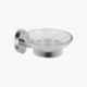 Kerovit Silver ABS Chrome Finish Oval Range Soap Dish, KA980004