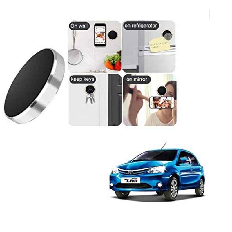 Kozdiko Mini Magnetic Dashboard Mount Car Mobile Phone Holder with Metal Body for Toyota Etios Liva