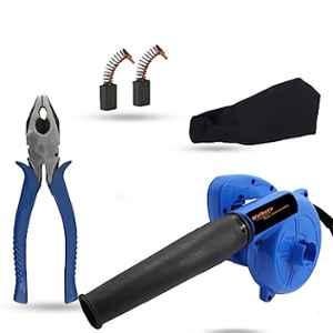 Walkers 800W Plastic Blue Electric Air Blower with Carbon Brushes, Gloves & 8 inch Plier, WKCB213