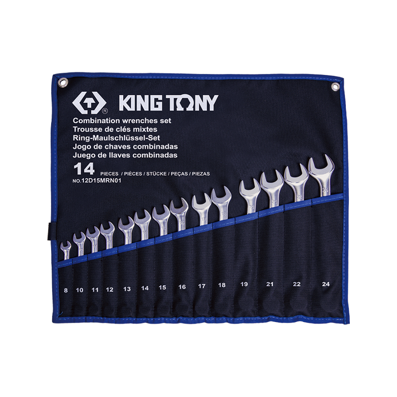King Tony 14 PCS Combination Wrench Set, 12D15MRN01