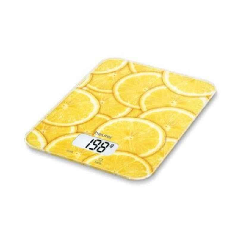 Beurer KS19 5kg Yellow Lemon Kitchen Scale