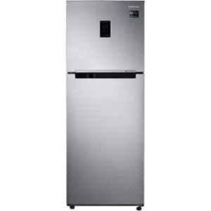 Samsung 301 Litre Elegant Inox Frost Free Double Door 2 Star Convertible Refrigerator, RT34C4522S8/HL