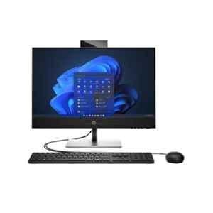 HP ProOne 440 G9 All in One Black Desktop PC with Intel Core i3-13100/8GB/512GB/ PCIe NVMe M.2 SSD/Intel UHD Graphics 730/FreeDOS/23.8 inch Diagonal FHD & 3 Years Warranty, D10LVAT