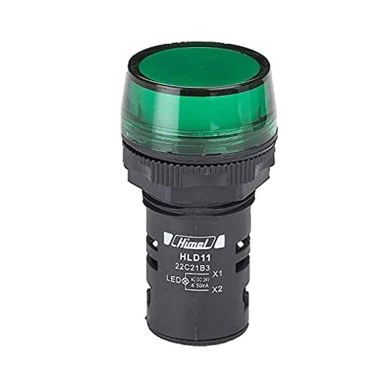 Himel HLD11-22C 24 VAC/DC Green Pilot Light